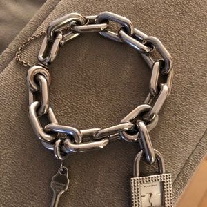 Burberry lock and key bracelet